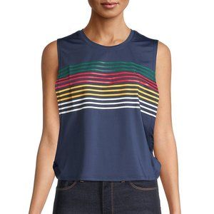 HBC x Lazypants Women's Multistripe Tank Top - Medium NWT